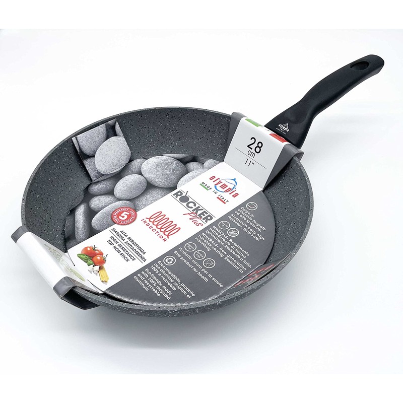 Olympia Rocker Plus 11.8 Inch Non-Stick PFOA-Free Die-Cast Aluminum Fry