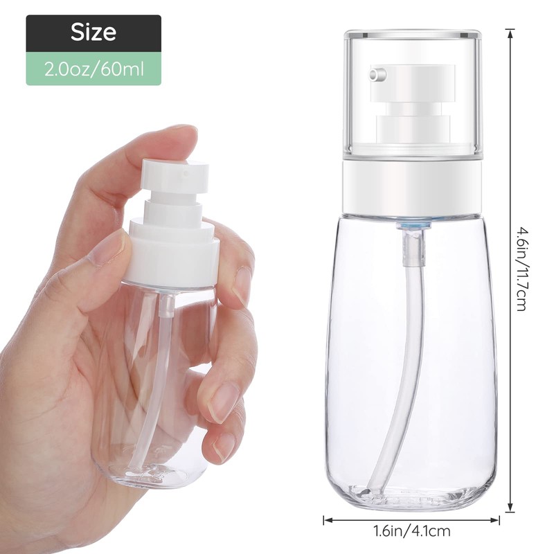 3 Pieces 30ml Dispenser Bottle Set for Essence Shampoo Conditioner,