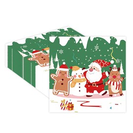 Pack of 20 Christmas Napkins, 33 x 33 cm, Merry Christmas Napkins, Decorative Christmas Napkins for Christmas Party, Carnival, Happy Christmas Decoration