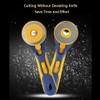 SEIWEI Rotary Cutter - Ergonomic Soft Grip Rotary Cutter for