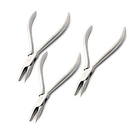 OdontoMed2011 Set of 3 Pieces Schwarz Wire Bending and Loop Forming Pliers Dental Orthodontic Pliers Stainless Steel Ortho Plier Orthodontic Supplies