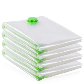 Opaza Extra Large Size Vacuum Packing, Set of 4 [51.2 x 39.4 inches (130 x 100 cm), Dustproof, Moisture-Proof, Mold, Dust Mites, Stores Mattress, Clothes, Vacuums, Storage, Moving, Changing Clothes, Travels, Business Trip