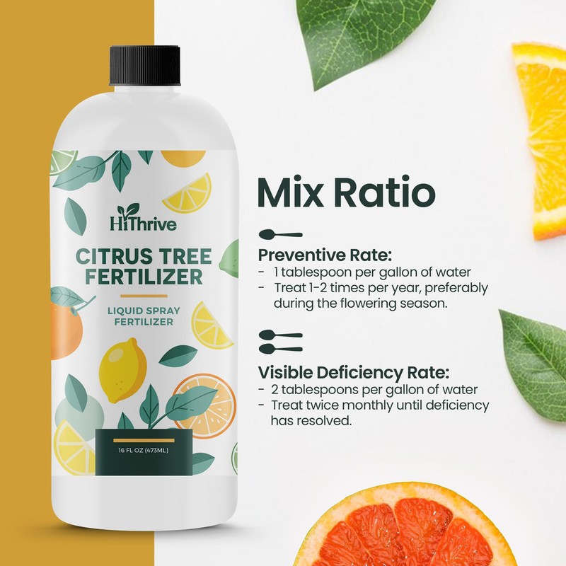 16oz Citrus Fertilizer & Fruit Tree Fertilizer - Makes 32