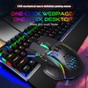 RGB Gaming Mouse 12800 DPI Gaming Mouse Optical Wired with