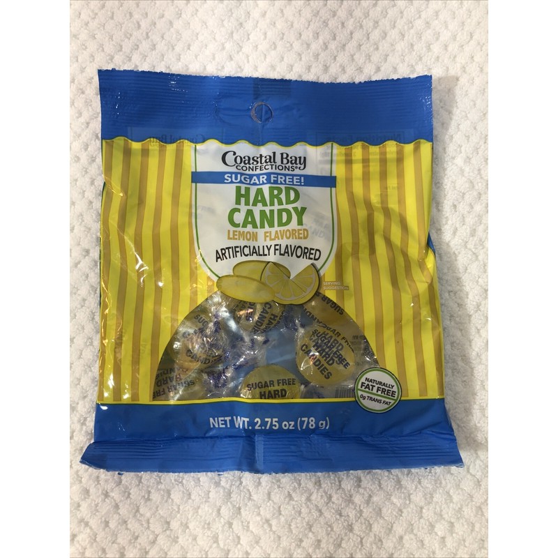 COASTAL BAY "SUGAR FREE" LEMON 🍋 FLAVOR HARD CANDY 2.75oz