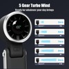 AOKIYURI Foldable Handheld Fan | 5-Speed Turbo Blast | 16-Hour