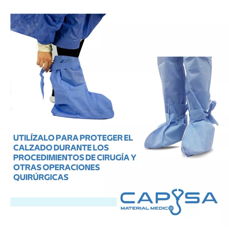 FM+M Bota Quirúrgica Desechable Tela Sms , 50piezas