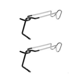 WCJL Camping Lantern Hook Hangers，Multifunctional Light Hook，Made of Stainless Steel，Lantern Stand for Camping, Fishing, Hiking(2PCS) Black 2PCS