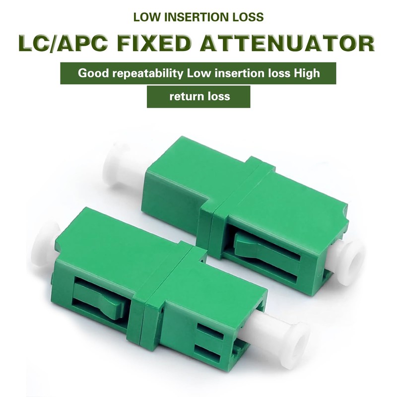 5pcs Fiber Optic Adapter LC/APC, FTTH LC/APC Optical Singlemode Connector,