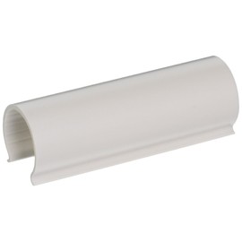 EZ White Snap Clamp 1 1/4 Inch X 4 Inches Wide for 1 1/4Inch PVC Pipe 10 Per Bag1