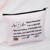 BNQL Dentist Makeup Bag, Dentist Gifts for Women, Dental Hygienist,