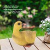 Duck Ornament Resin Weather Resistant Cute Vivid Expression Duck Statues