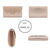 Milky Way Women's Envelope Clutch Bag Sequins Evening Handbag Purse