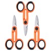 Duogalia 3PC Kevlar Shears for Fiber Optic Cable Precision Electrician