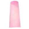 Vaso Tupperware liso transparente rosa pastel 16 onzas