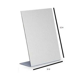 Single Sided Jewelry Cosmetics Easel Mirrors 9 W x 12 H Inches