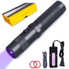 LIGHTFE Black Light Flashlight UV302 UV Flashlight 395nm Max.3000mW High