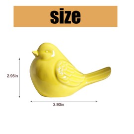 RENUIS 2 Pcs Ceramic Bird Toilet Floor Bolt Caps,Cute Bird Toilet Screw Caps Decorative,Toilet Bolt Figurine,Toilet Bowl Cap Covers,Decorative Bathroom Toilet Bolt Easy Installation(Bird-Blue)