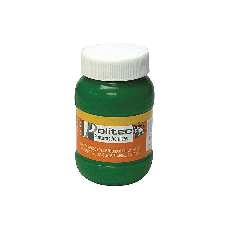 Politec- Pintura acrilica fco 100ml vde obs politec