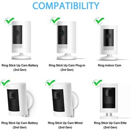 Universal Pole Mount Bracket for Eufy 2, 2C, 2C Pro, 3, 3C, S220, S230,E220, P24, Arlo Pro 4 Pro 3 Pro 2, Arlo Ultra 2 & Arlo Essential Spotlight, Ring Stick Up Cam/Pro, Simplisafe, Reolink