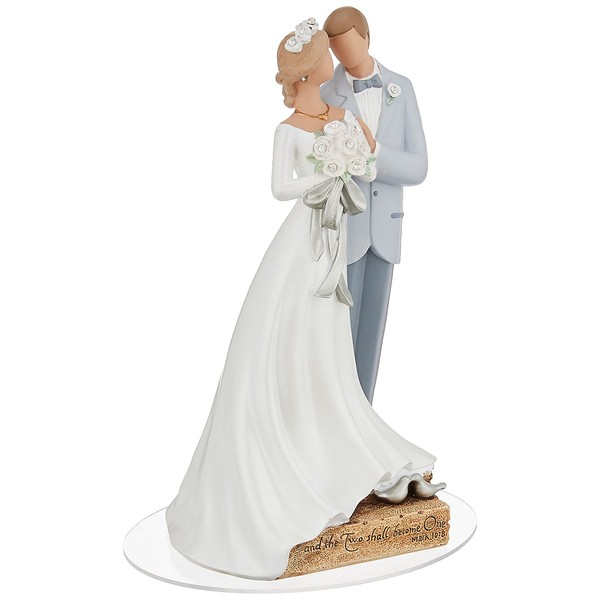 Enesco Legacy of Love Wedding Bride and Groom Newlywed Cake Topper