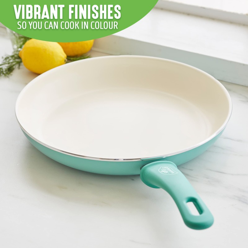 GreenLife Soft Grip Healthy Ceramic Nonstick 12" Frying Pan Skillet,