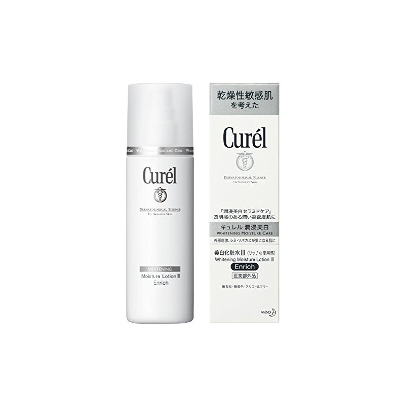Kao Currel Whitening Lotion, 4.1 fl oz (140 ml) III,
