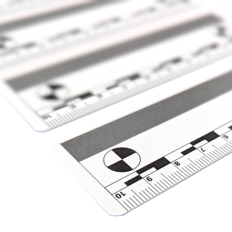 Crime Scene 10cm Photomacrographic Scales, Pack of 5