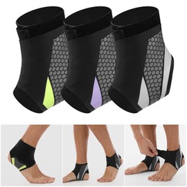 Tobillera ergonómica, peso ligero, transpirable, soporte atlético para baloncesto, fútbol, ​​correr, prevención de lesiones, refuerzo de gimnasio