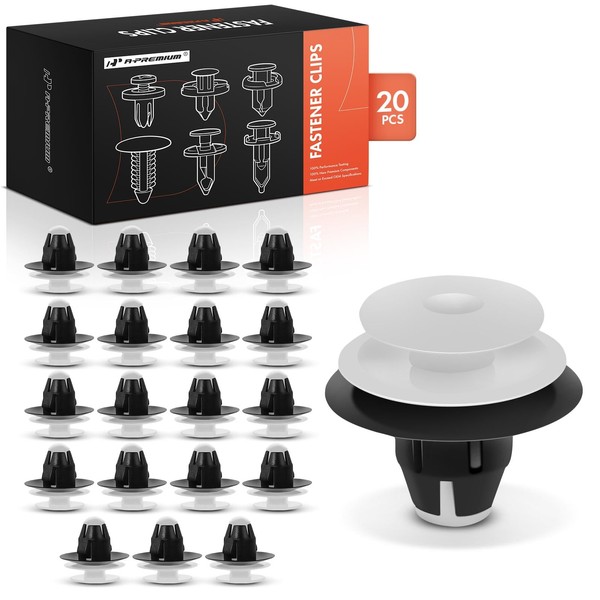 A-Premium 20PCS Nylon Liftgate Quarter Trim Panel Clip Fastener Compatible