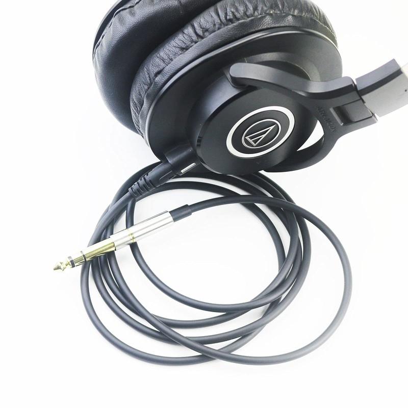 Replacement Audio Upgrade Cable with Lock Plug and 6.35mm Adapter