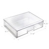 BINO | Stackable Storage Drawers, Shallow X-Large - Clear |