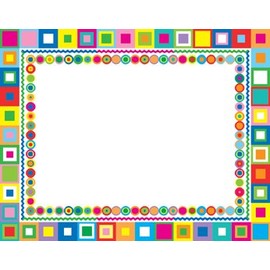 Barker Creek Name Badges & Self-Adhesive Labels, Retro, Multi-Purpose Name Tags, Gift Tags, Labels, and More! 3.5" x 2.75", 45 per Pkg (1509)