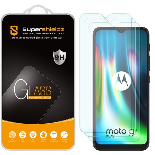 Supershieldz (3 Pack) Designed for Motorola Moto G9 and Moto
