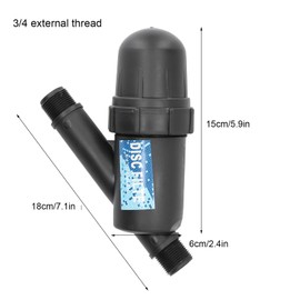 CHEOTIME Drip Irrigation Filter Strainer, 3/4 Disc Filter, MicroSpray, Washable, Agricultural Water Purification