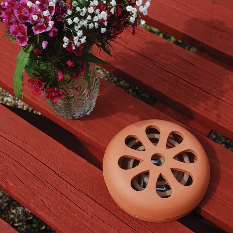 Zero In Citronella Terracotta Burner & Coil - 6-Pack, Repels