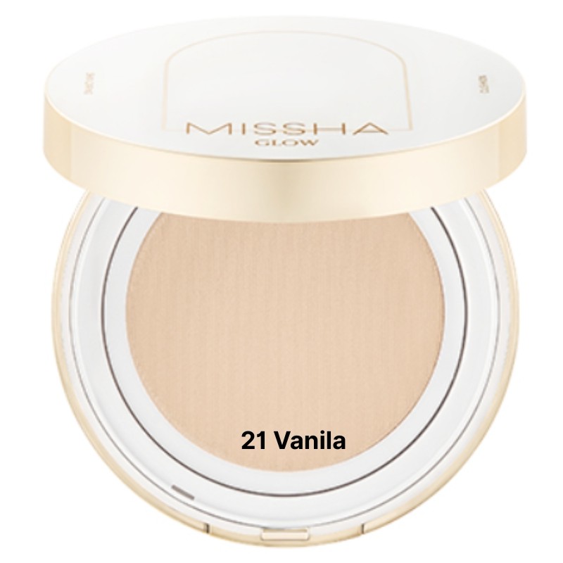 MISSHA Glow Cushion Light SPF37 PA+++ 13g, Color:#23 Sand