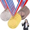 Jindizi Metal Award Medals with Neck Ribbon, 15PCS 1st, 2nd,