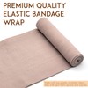 Elastic Bandage Wrap Compression Roll - 4 Pack Rolls +