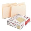 Pendaflex File Folders, Letter Size, Manila, 1/2 Cut, 100/BX (752