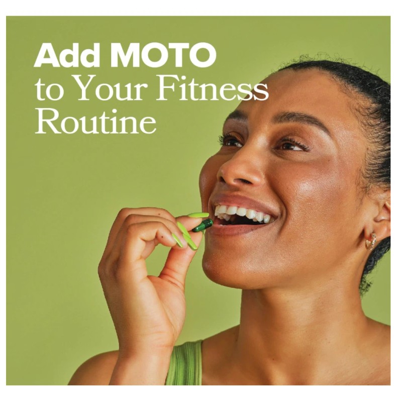 Moto Women's Metabolism Support Vegan Capsules, 30 Servings, exp02/28