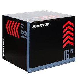 RitFit 3 in 1 Extra Firm Soft Plyo Box 300lb Weight Capacity 24”x 20”x 16”-B Small