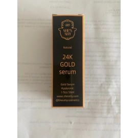 SHES SHY 24K GOLD Serum Hyaluronic 1floz/30ml Acid Essence Anti-Aging Wrinkle & Face