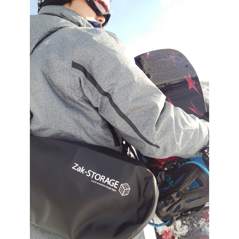 Takagi Zak-STORAGE WRB-2B Water Resistant Bag, Long Drum Shape, Black
