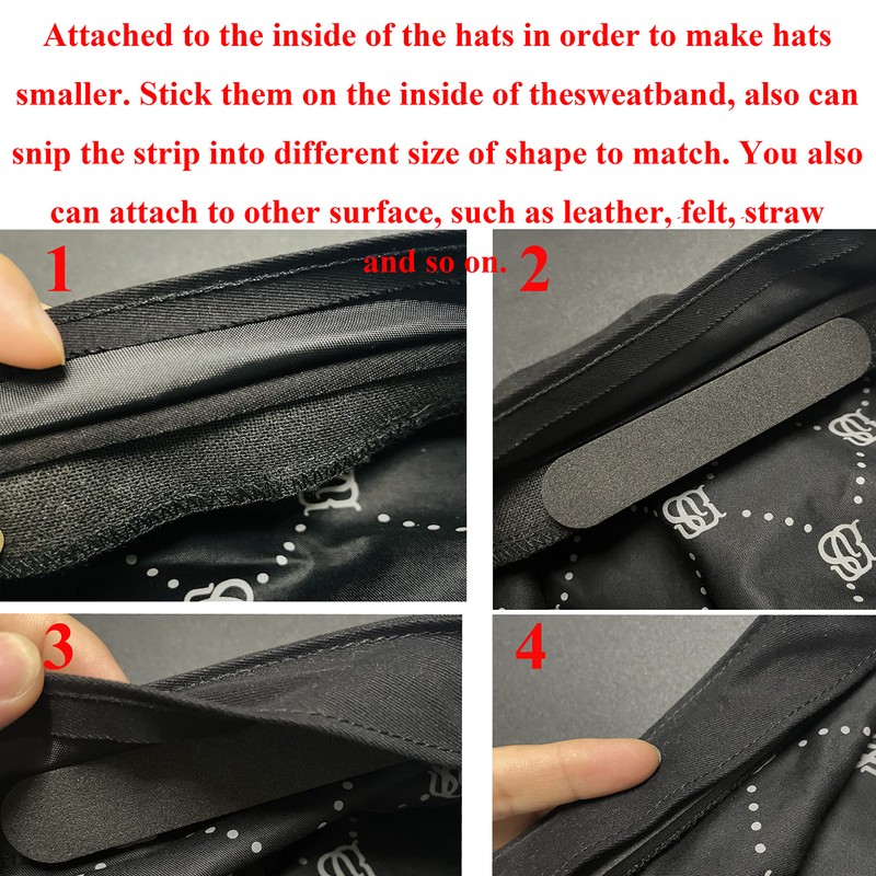 monochef 30pcs Hat Size Tape Hat Size Reducer Inserts Liner