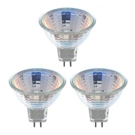 3-Pack AC 6V MR11 Light Bulb 5 Watt G4 GU4 GZ4 Bi-Pin 4mm Base Microscope Bulb Mini Night Lighting Warm White Fiber Optic Flood Light (6V 5W)