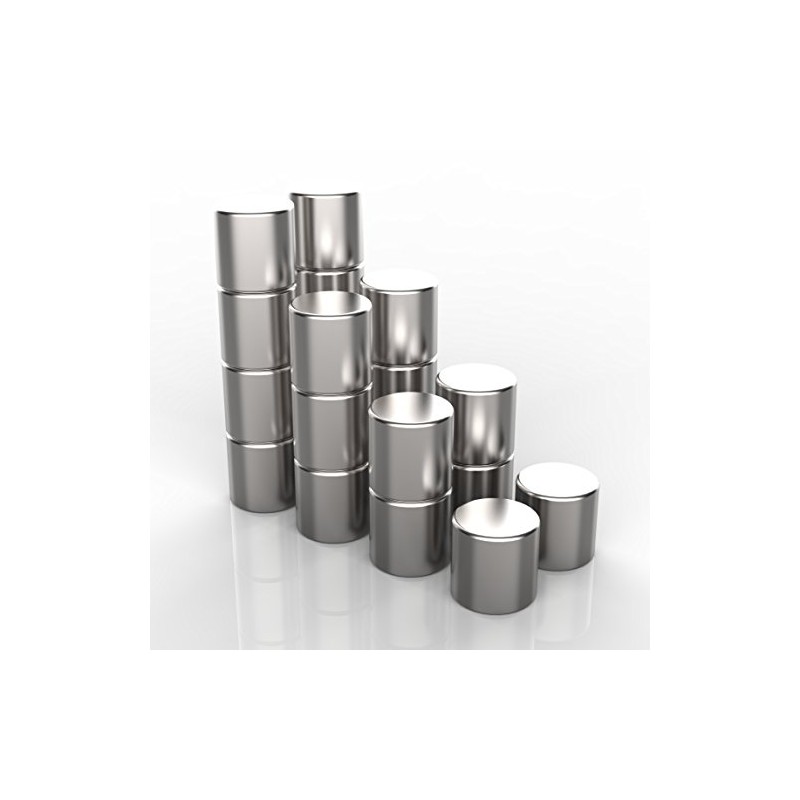 LeTOMA 50 Extra Strong Neodymium Magnets D4 x 4 mm