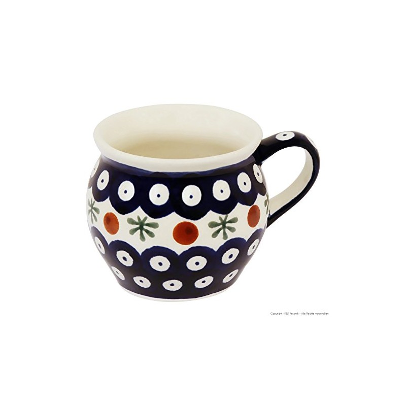 Bohemian cup made from Bunzlau V 0.16 Litre in design