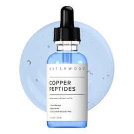 Asterwood Sérum Facial Con Péptidos De Cobre - Con Ghk-Cu Y Ácido Hialurónico - Sérum Facial Antiedad - 30 Ml                                         