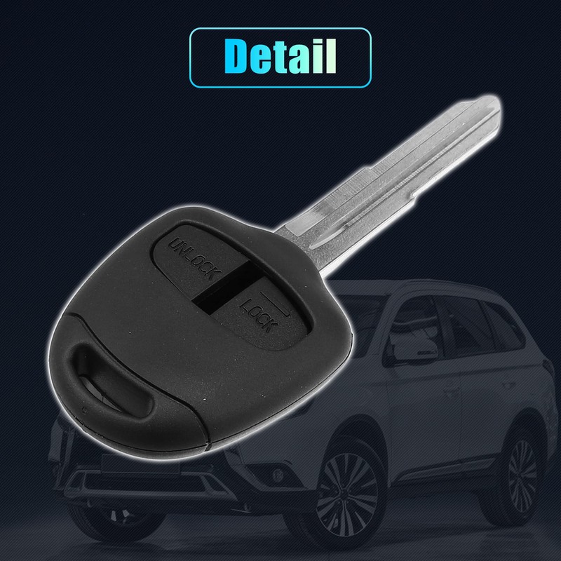 X AUTOHAUX Car Key Case 2 Buttons Remote Control Key